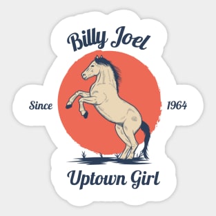 Uptown Girl // Horse Design Sticker